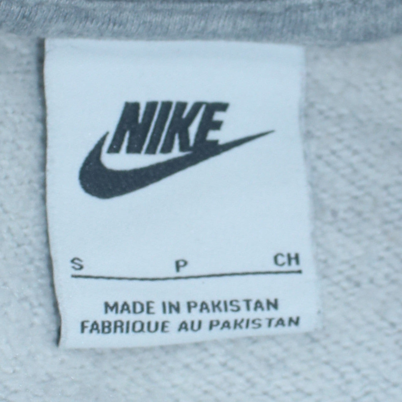 Nike Men's Grey Crew Neck Sweatshirt Small Pullover Fleece