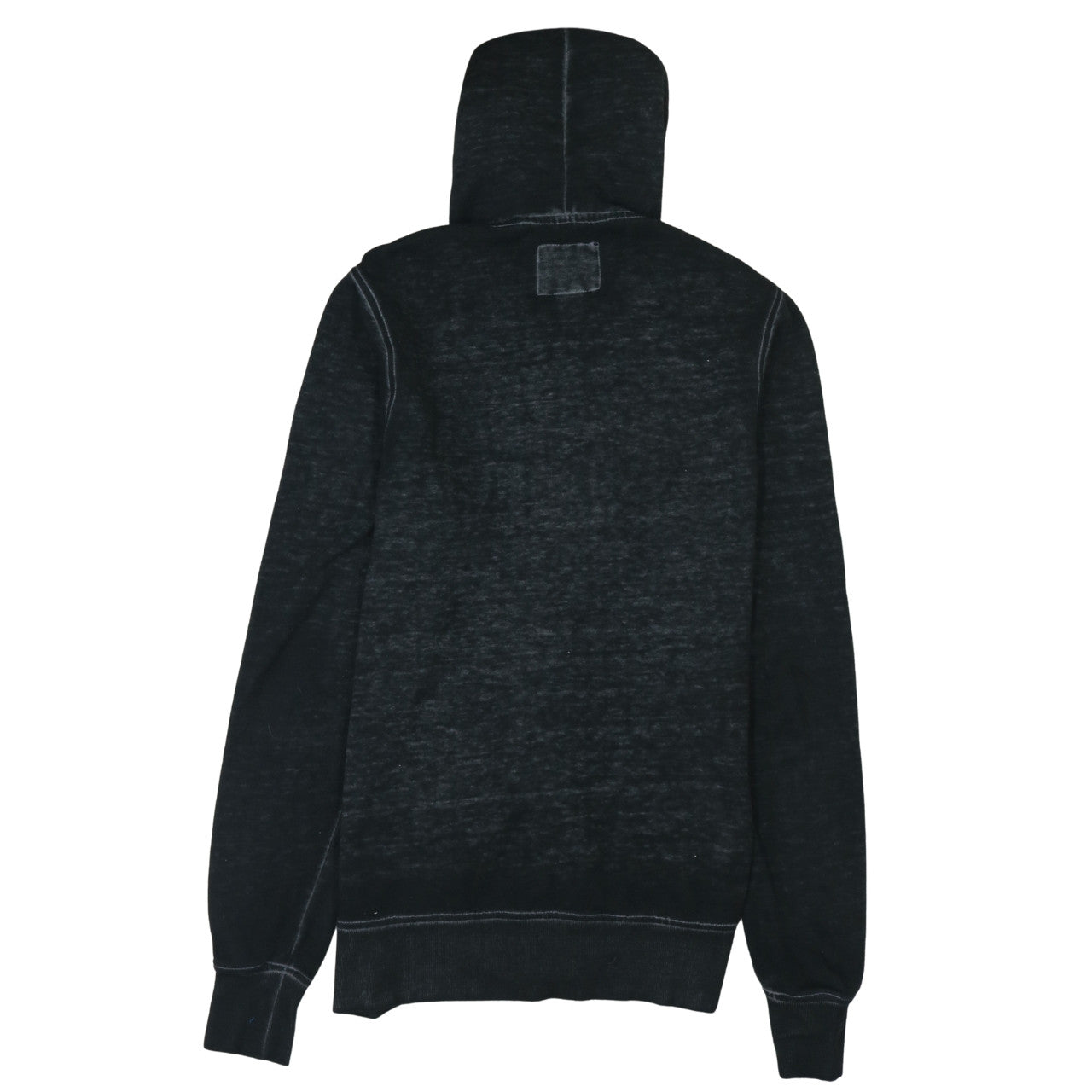 Hard Rock Cafe Men's Black Full Zip Hoodie Size S Embroidered Logo