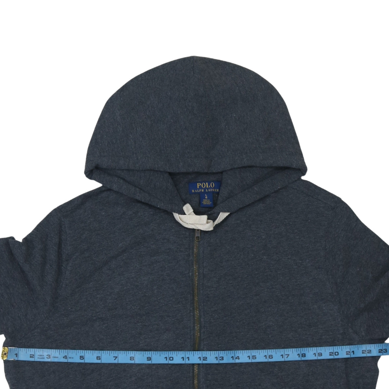 Polo Ralph Lauren Men's Blue Full Zip Hoodie Size L