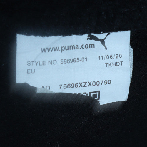 Puma Mens Black Hoodie 14Y Teens Pullover Cotton Graphic Print
