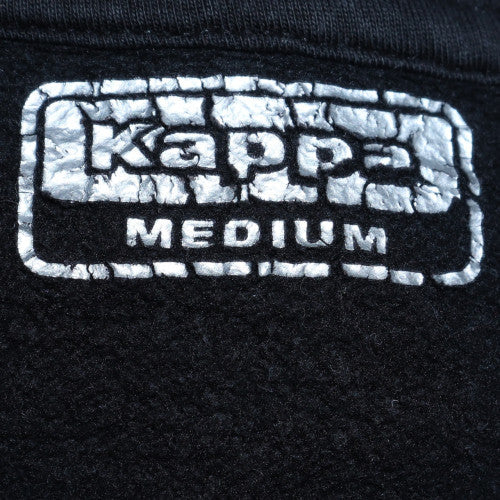 Kappa Men's Black Pullover Hoodie Medium Sportswear Fleece