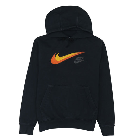 Nike Men's Black Pullover Hoodie Size S Logo Graphic Fleece