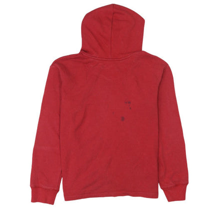 Levi's Womens Red Pullover Hoodie 14 Plus Cotton Logo Sweatshirt