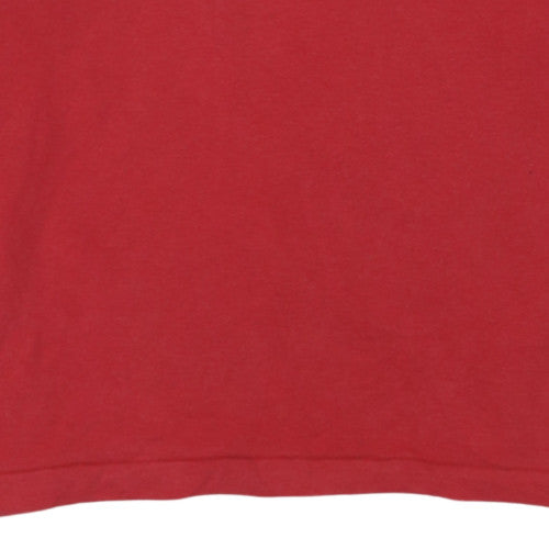 Levi's Teens Red Pullover Hoodie 14 Plus Cotton Logo Sweatshirt