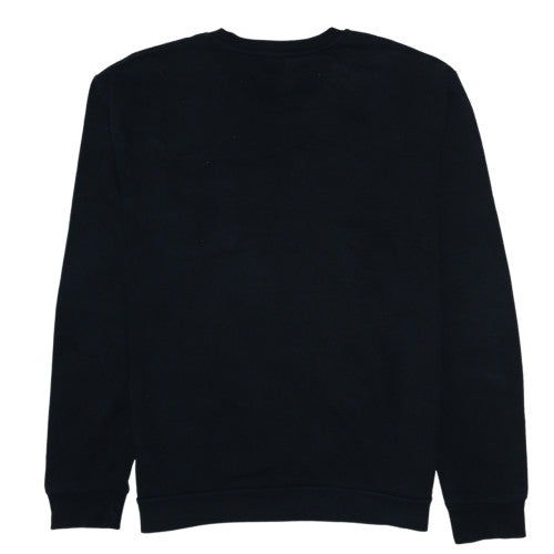 Zara Man Black Camouflage Pocket Crew Neck Sweatshirt Mens L