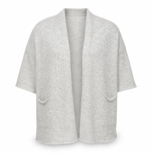 Tu Women’s Grey Wool Blend Open Knit Cardigan Size S