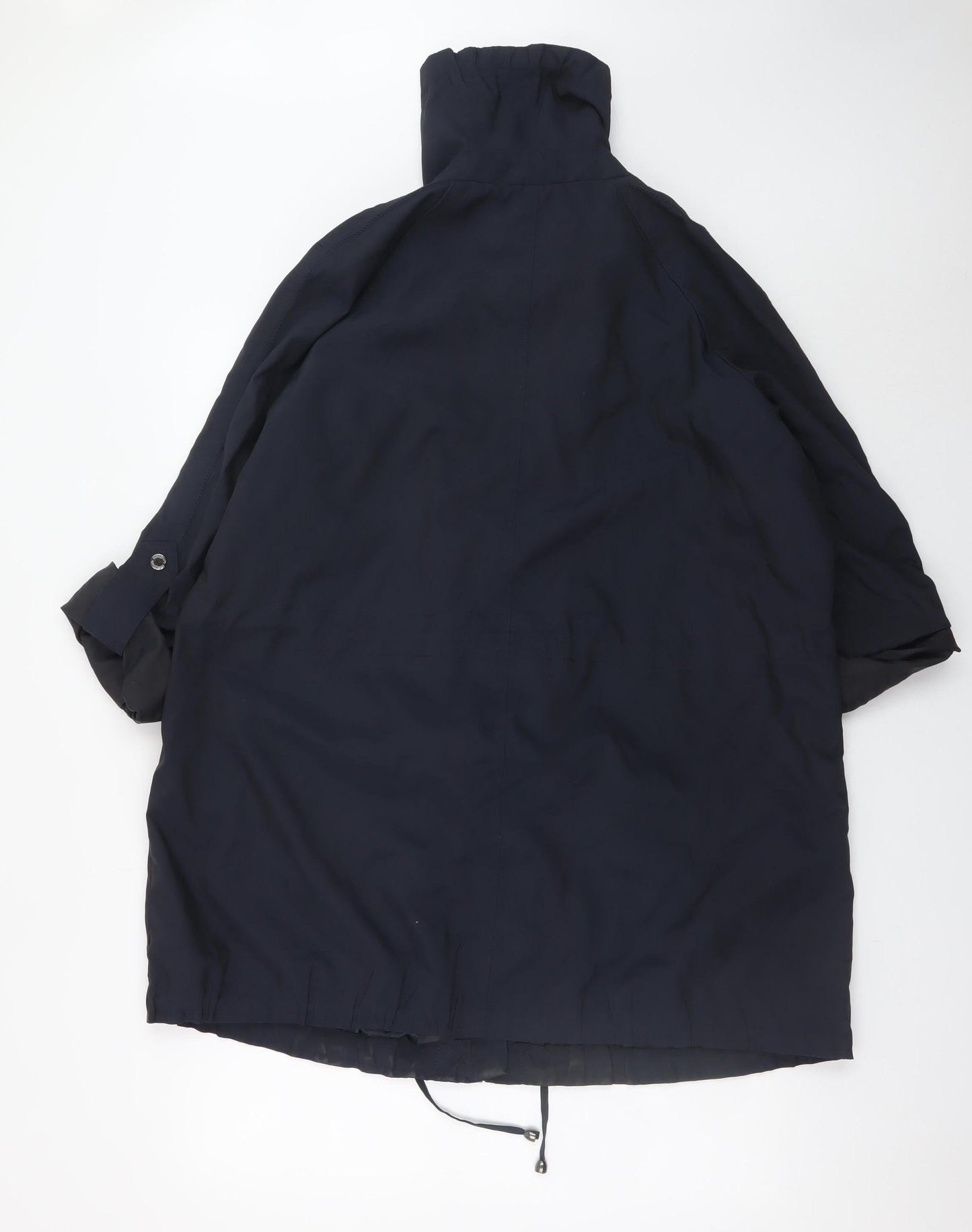 Marks and Spencer Women Blue Hooded Mid-Length Parka Jacket UK 18