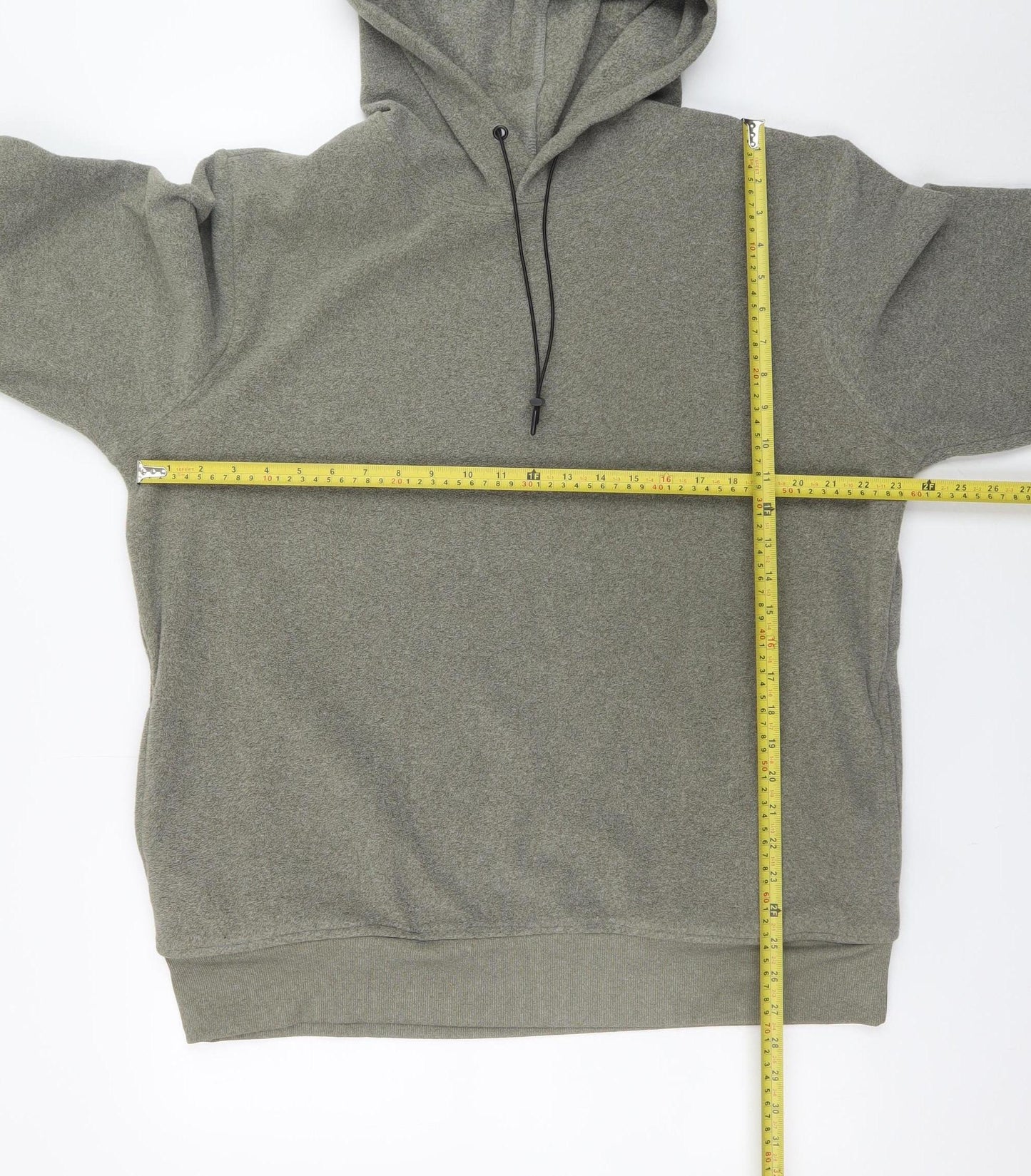 Livergy Men’s Green Pullover Hoodie XL Regular Fit Fleece