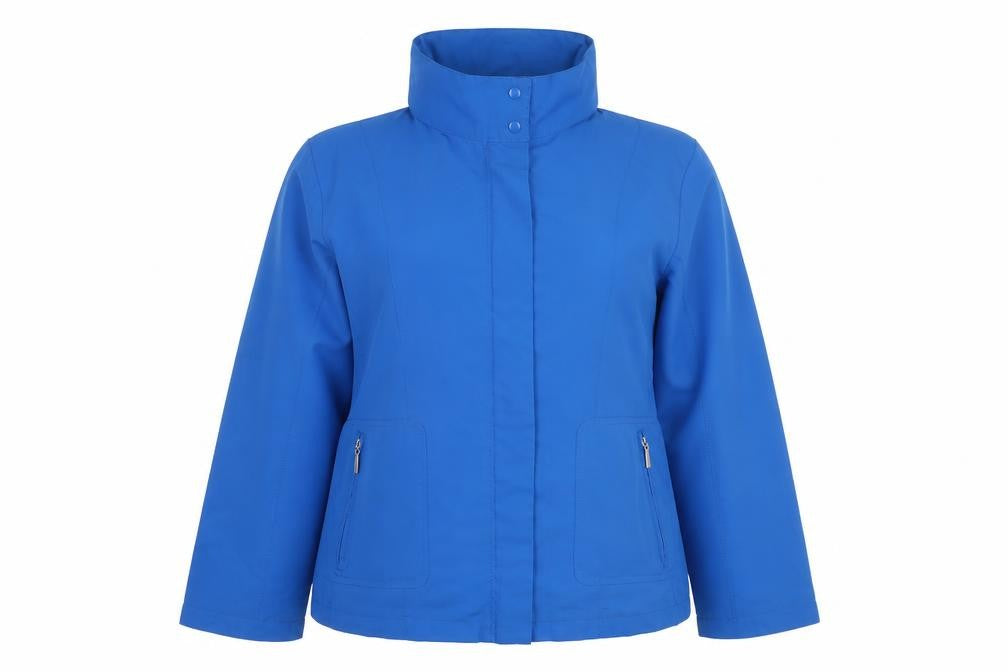 Damart Mens Blue XL Mid-Length Water Resistant Lined Jacket