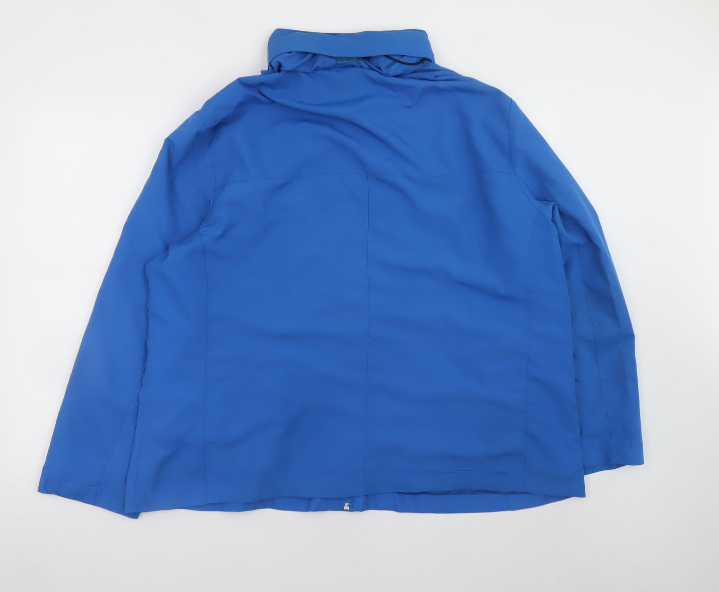 Damart Mens Blue XL Mid-Length Water Resistant Lined Jacket