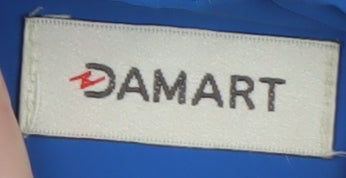 Damart Mens Blue XL Mid-Length Water Resistant Lined Jacket