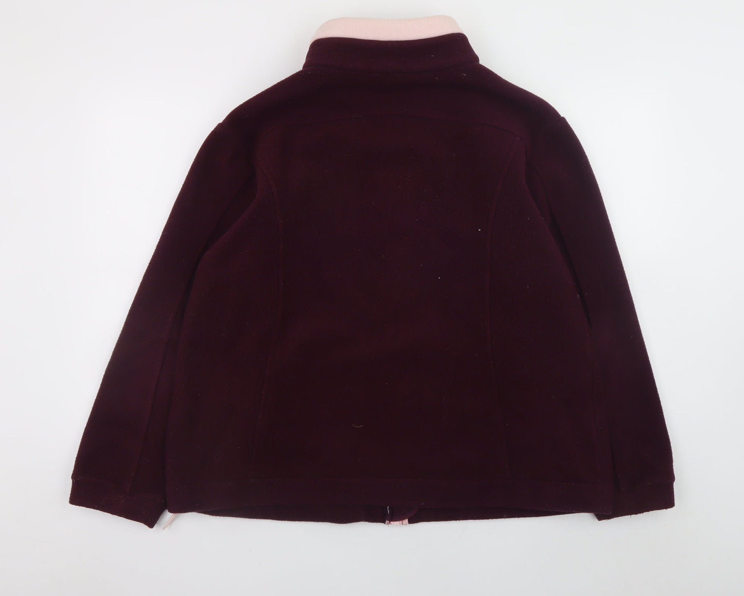 Marks and Spencer Women's Purple Fleece Jacket Size 16