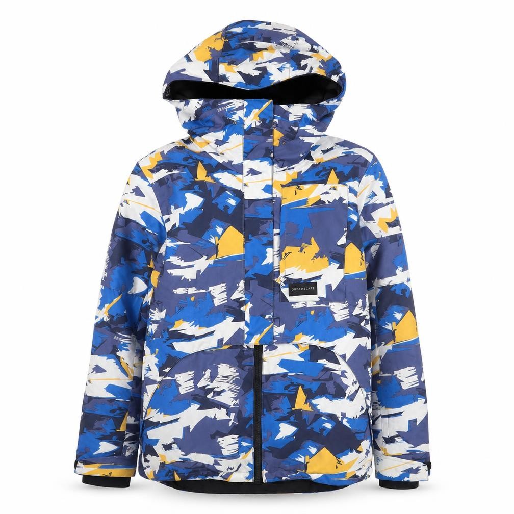 Decathlon Boys Multicoloured 10 Years Ski Jacket Waterproof Hooded Winter