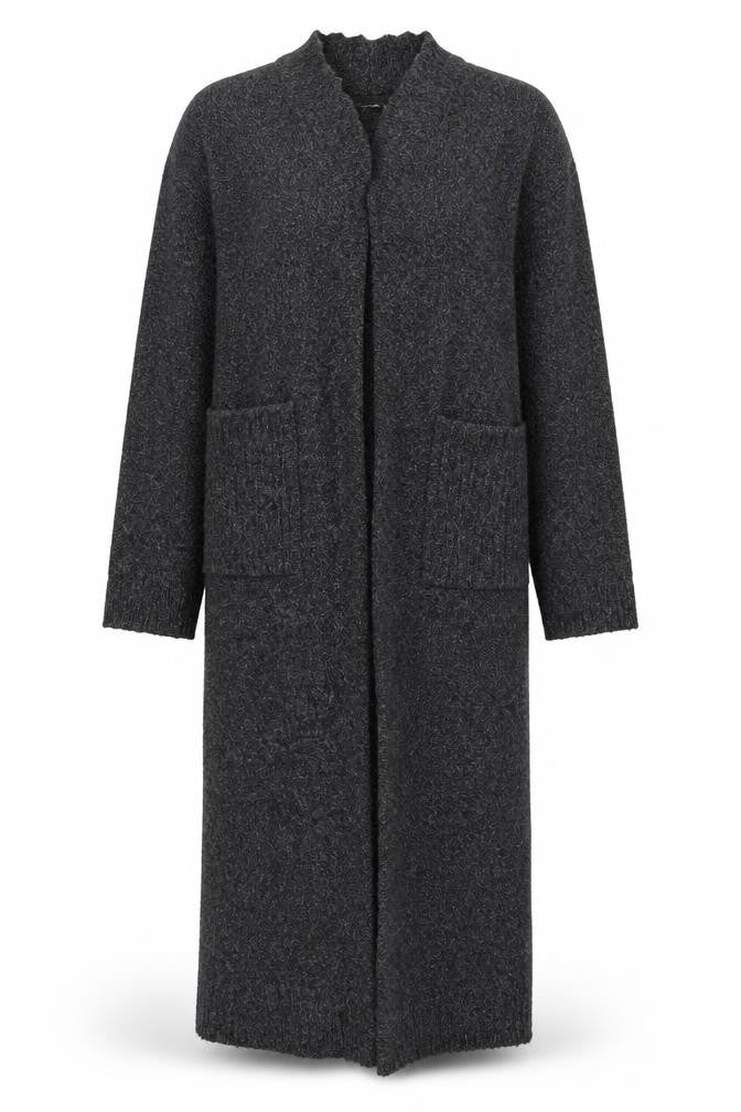 Vero Moda Women's Grey Long Knit Cardigan Size M