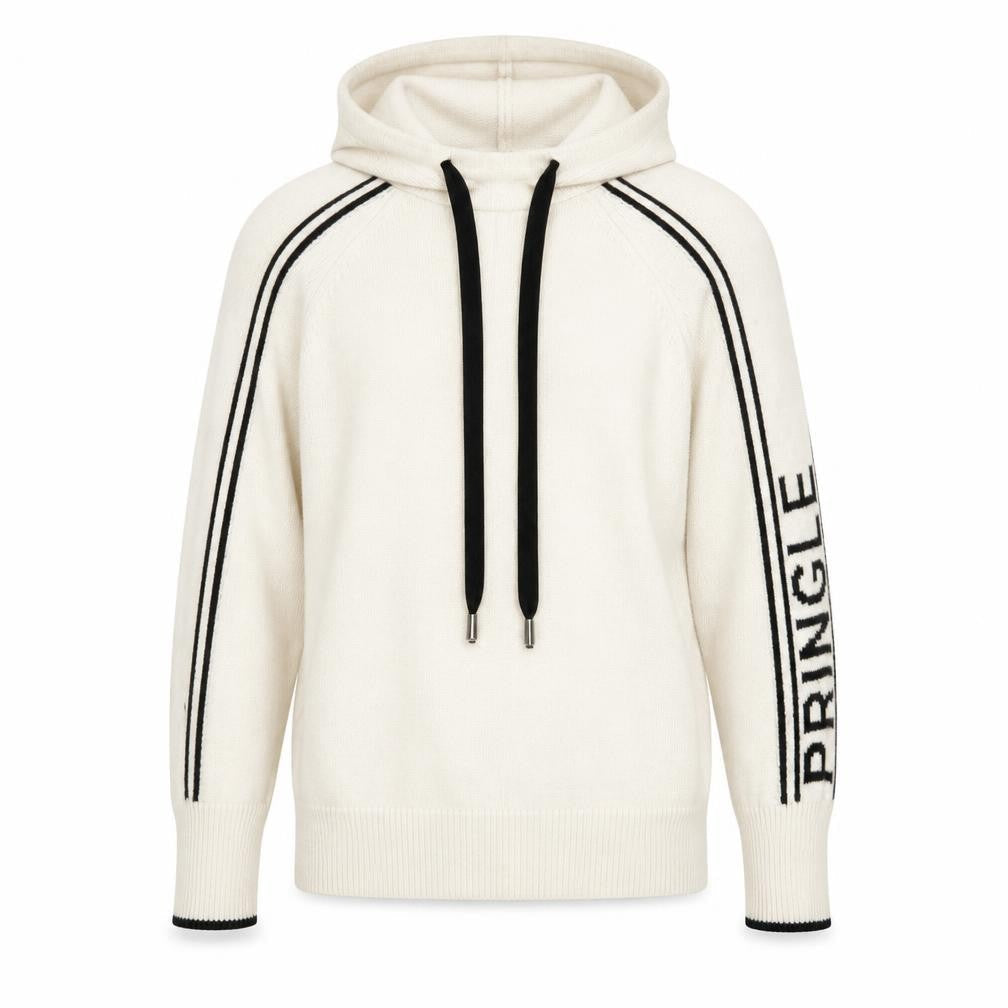 Pringle of Scotland x H&M Men's Ivory Hooded Pullover Jumper Size S