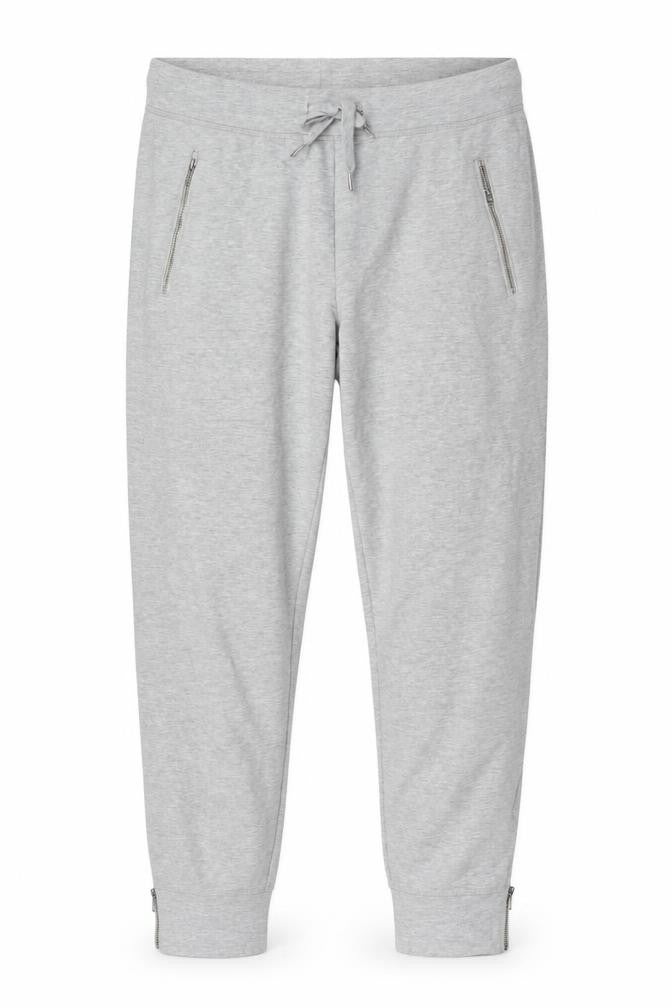 The White Company Men Grey Cotton Jogger Trousers M
