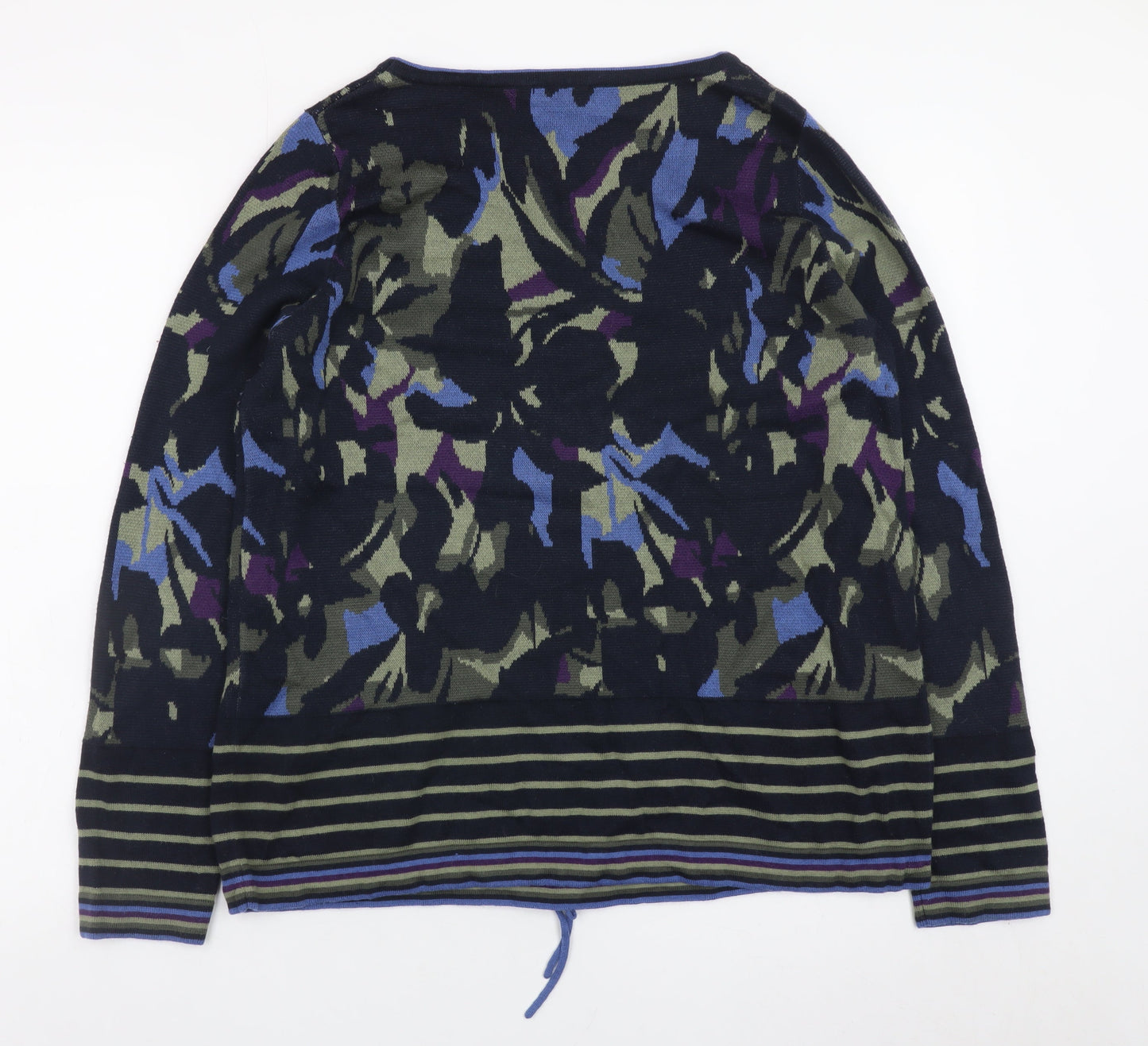 Bianca Women’s Multicoloured Camouflage Knit Jumper Size 14