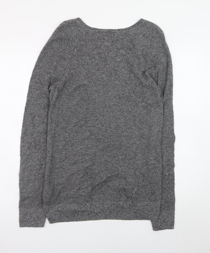 Gap Men's Grey V-Neck Knit Pullover Jumper Size M