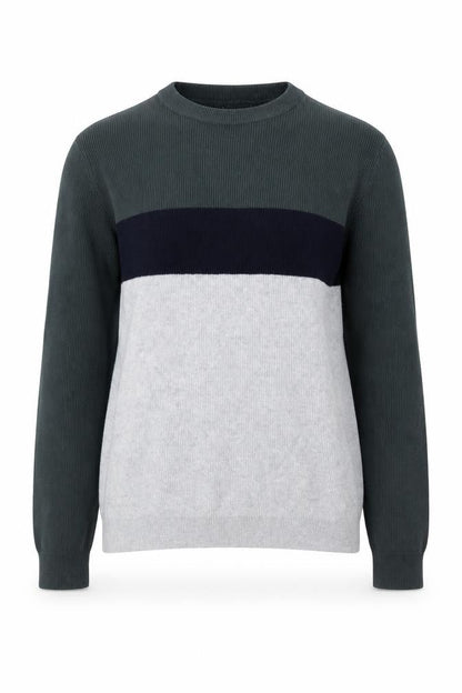 Next Womens Multicoloured Cotton Knit Crew Neck Pullover Jumper M