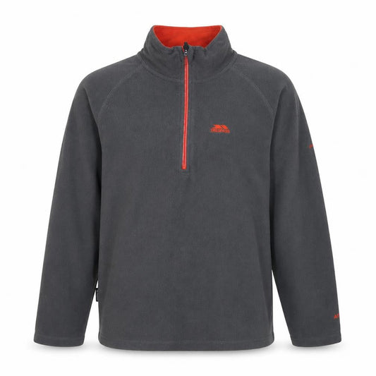 Trespass Men's Grey Fleece 1/4 Zip Pullover Sweatshirt Size M