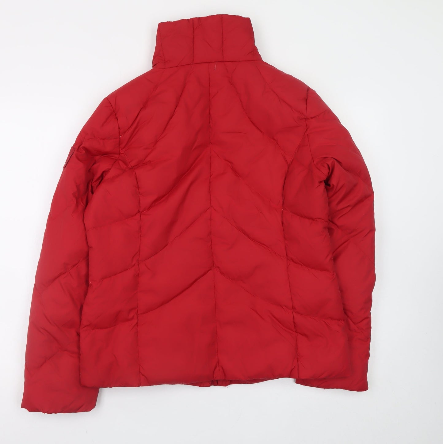 Tommy Hilfiger Men’s Red Puffer Jacket M Winter Nylon Down