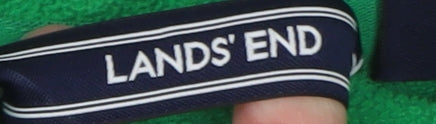 Lands' End Women's Green XS Fleece Full Zip Jacket