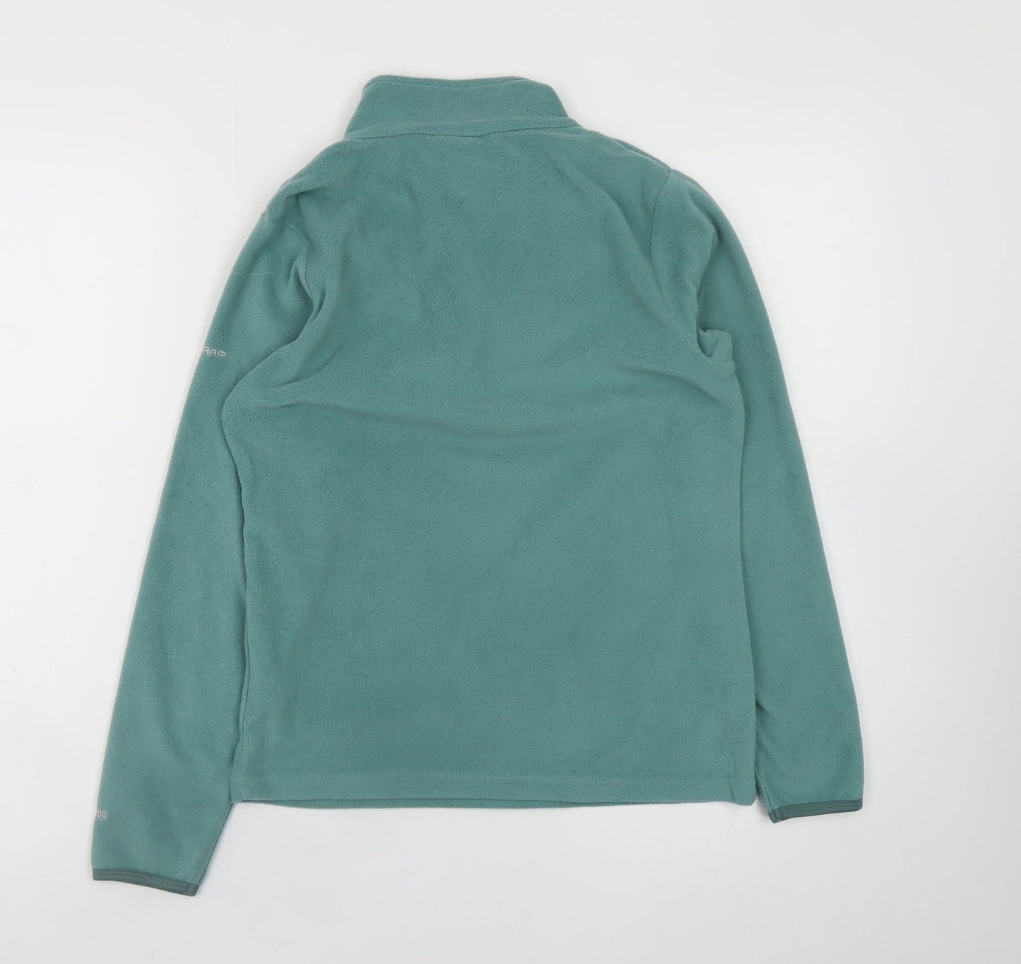 Trespass Girls Green Fleece 1/2 Zip Pullover Sweatshirt 11-12 Years