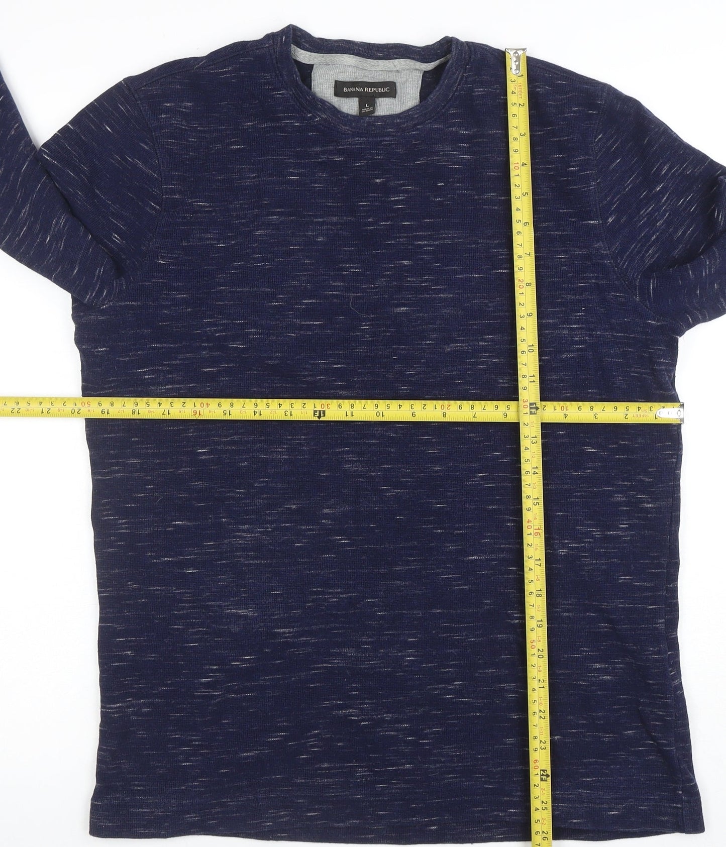Banana Republic Men’s Blue Knit Pullover Sweatshirt Size L