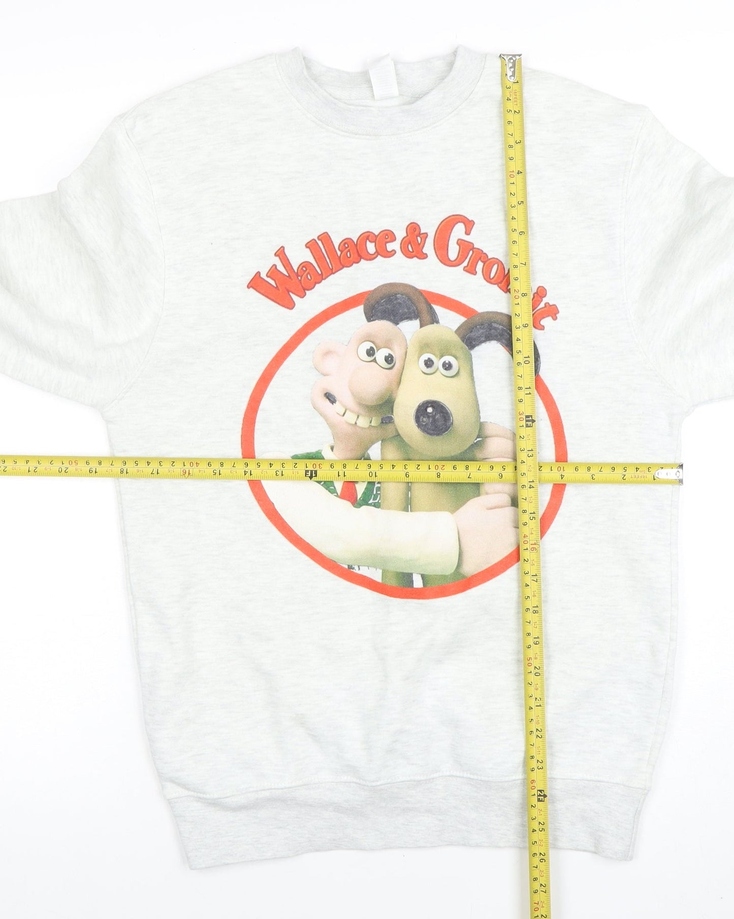 Lane Seven Womens Grey Wallace & Gromit Pullover Sweatshirt S