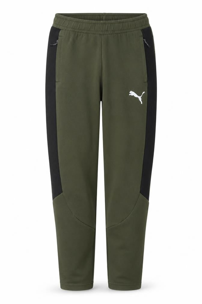 Puma Men Green Jogger Trousers Size M Regular Fit Activewear