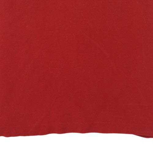 Lacoste Men's Red Cotton Short Sleeve Polo Shirt XL