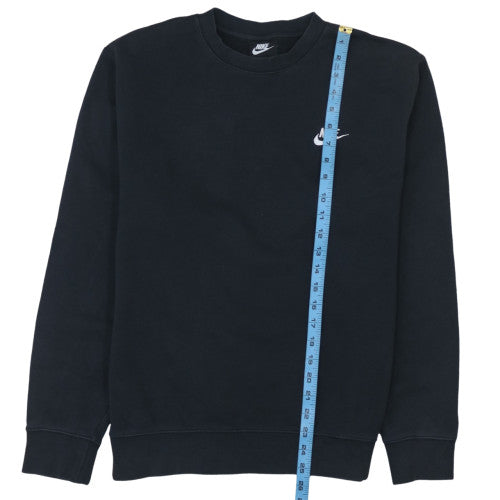 Nike Men's Black Crew Neck Pullover Sweatshirt Regular Fit M