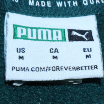 Additional view of Puma boys’ teal blue crew neck sweatshirt m cotton logo pullover
