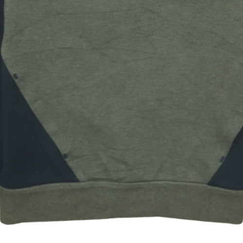 Nike Mens Green Crew Neck Sweatshirt Small Regular Fit Logo