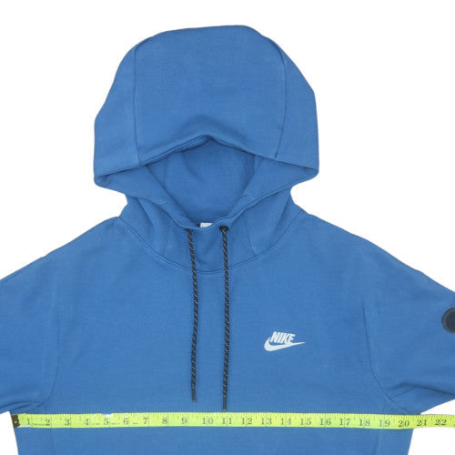 Nike Men's Blue Pullover Hoodie Size S Fleece Sportswear