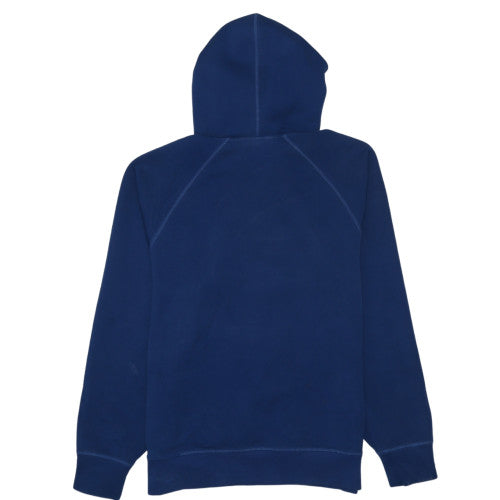 Lacoste Men's Blue Pullover Hoodie S Regular Fit Logo Zip Pocket