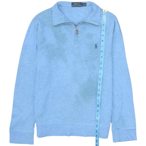 Ralph Lauren Men’s Blue 1/2 Zip Sweatshirt Size S