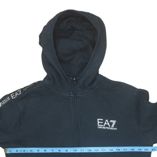 Emporio Armani EA7 Men's Black Full Zip Hoodie Size M