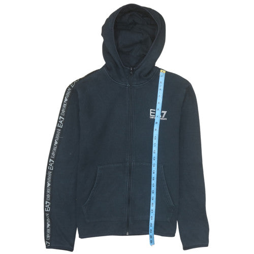 Emporio Armani EA7 Men's Black Full Zip Hoodie Size M