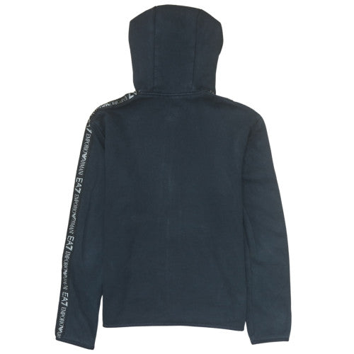 Emporio Armani EA7 Men's Black Full Zip Hoodie Size M