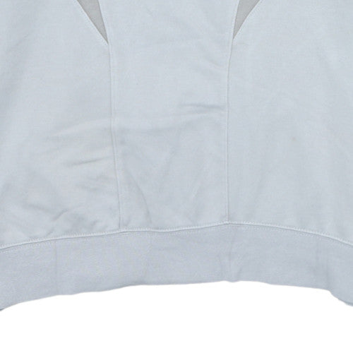 Nike Men's Grey Pullover Hoodie L Logo Fleece Sportswear