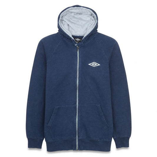 Umbro Men's Blue Full Zip Hoodie Size M Sports Casual