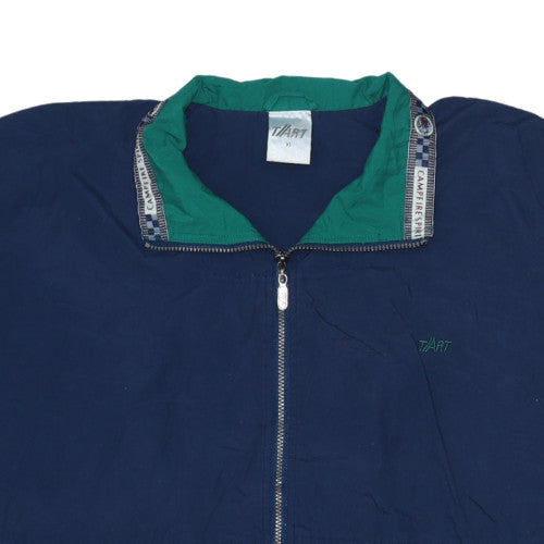 T/ART Men's XL Blue Green 90s Retro Windbreaker Jacket