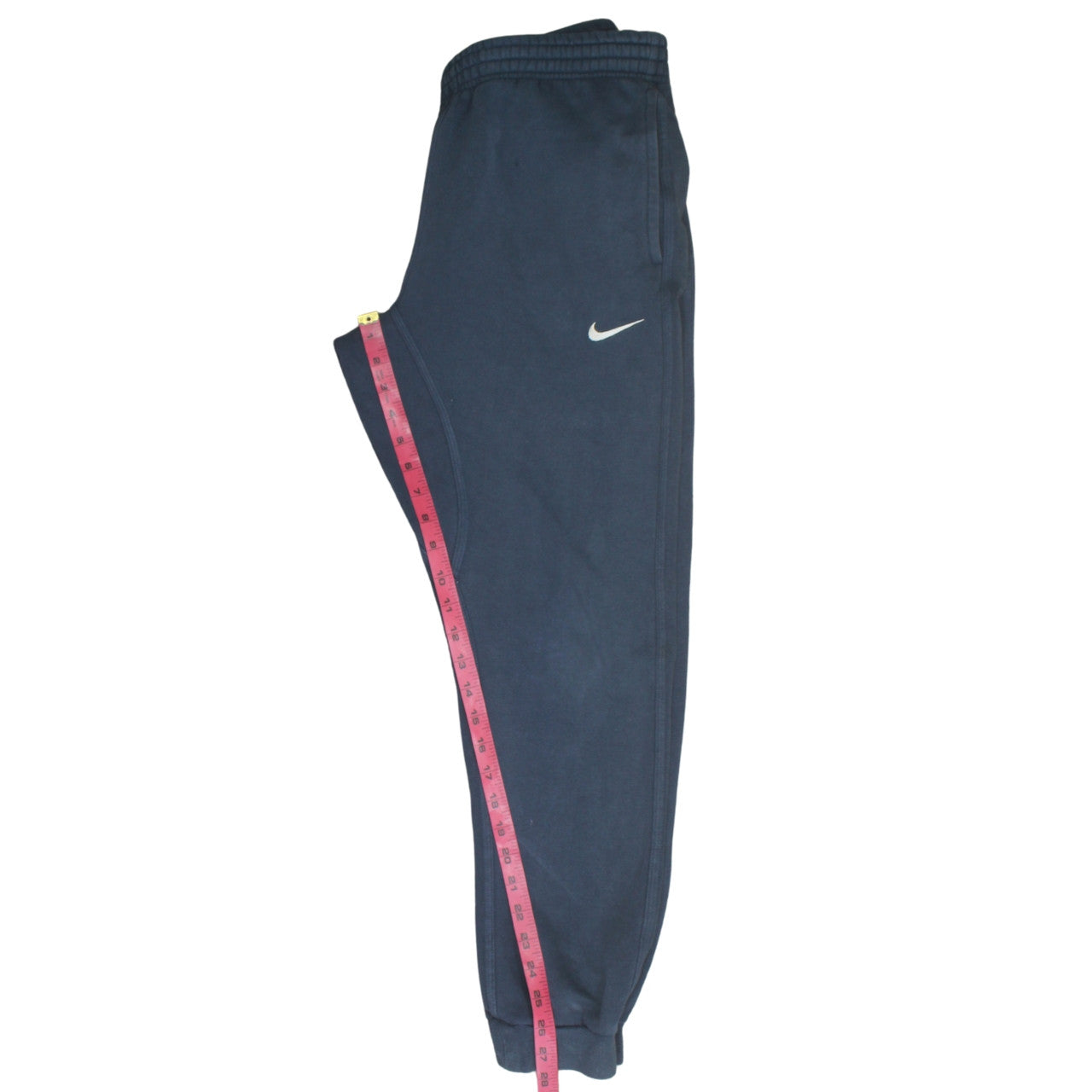 Nike Mens Blue Fleece Sweatpants Medium Regular Fit Tapered Joggers
