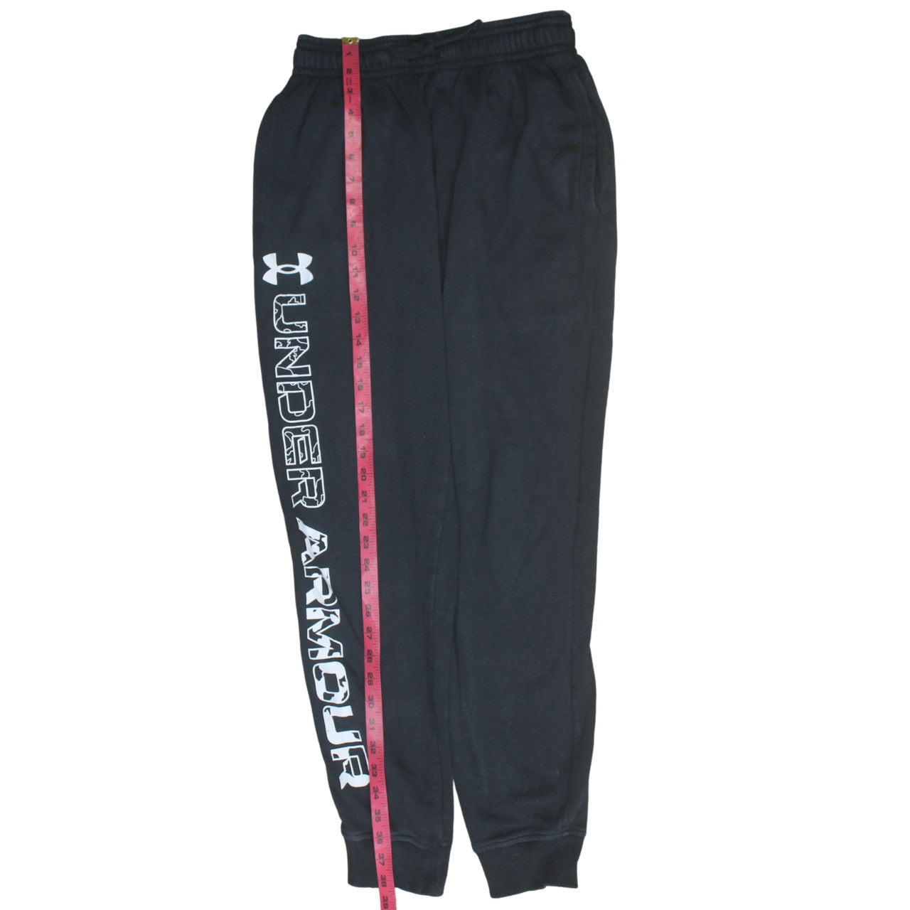 Under Armour Men's Black Medium Fleece Sweatpants Tapered Fit