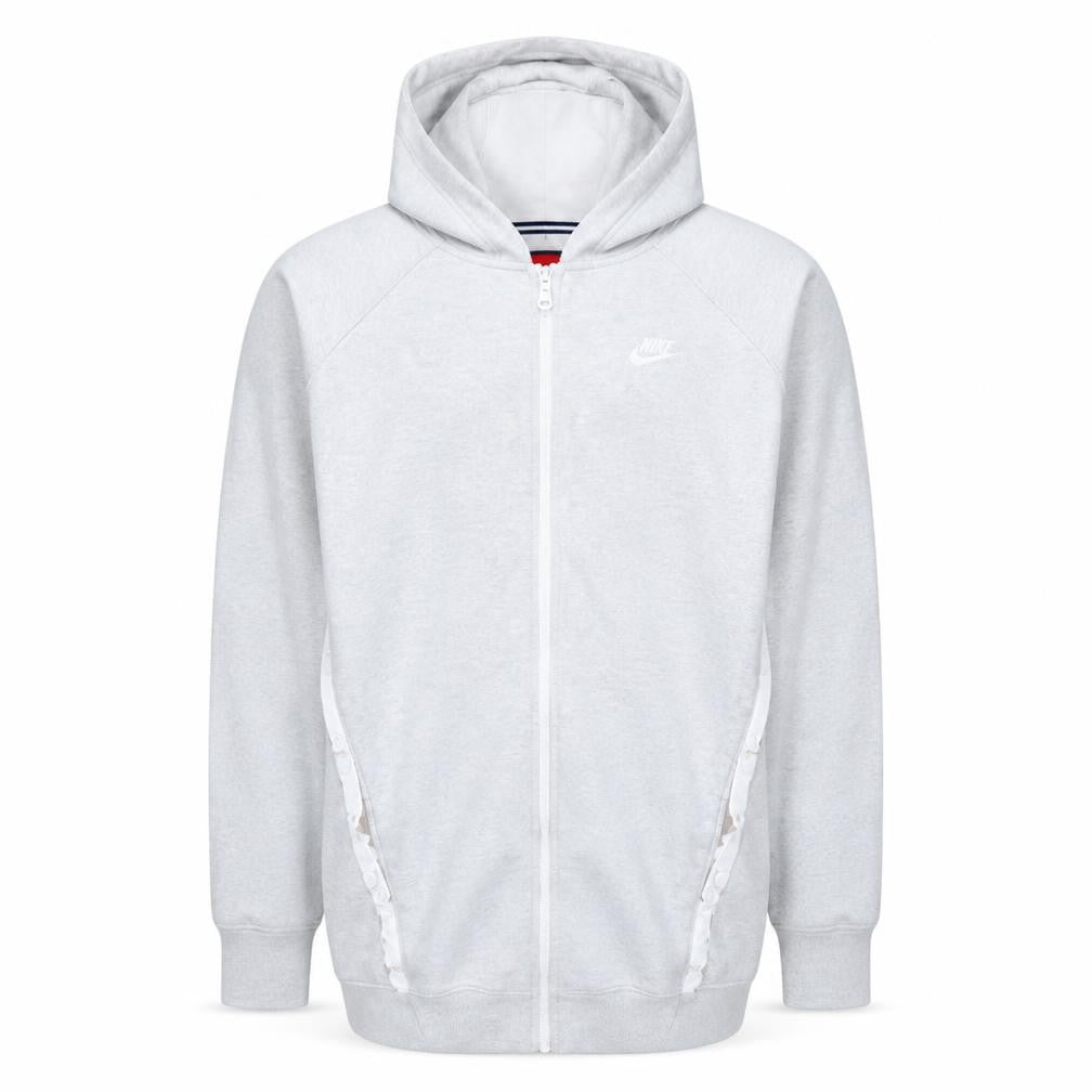 Nike Men's Grey Full Zip Hoodie M Lightweight Sportswear