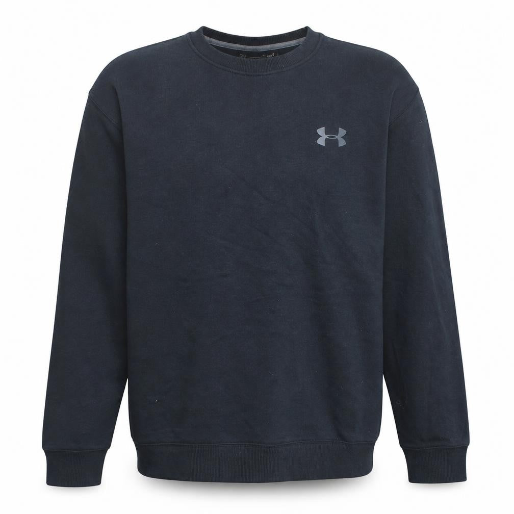 Under Armour Men's Black XL Pullover Crew Neck Fleece Sweatshirt