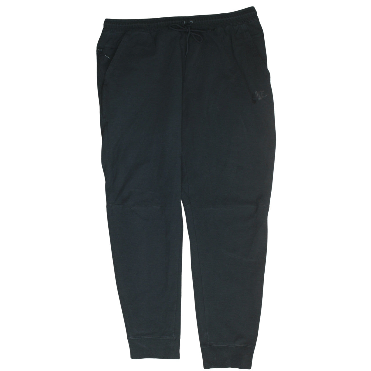 Nike Mens Black 2XL Jogger Sweatpants Elastic Waist Tapered Fit