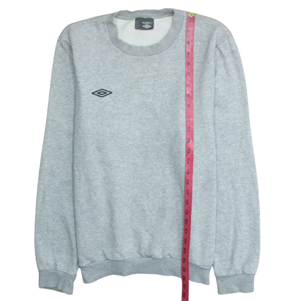 Umbro Men's Grey L Pullover Crew Neck Sweatshirt