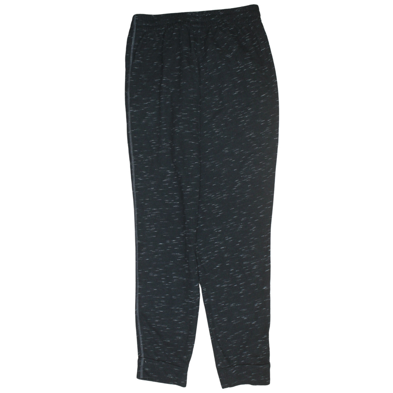 Adidas Men’s Black Cotton Blend Jogger Trousers M Regular Fit